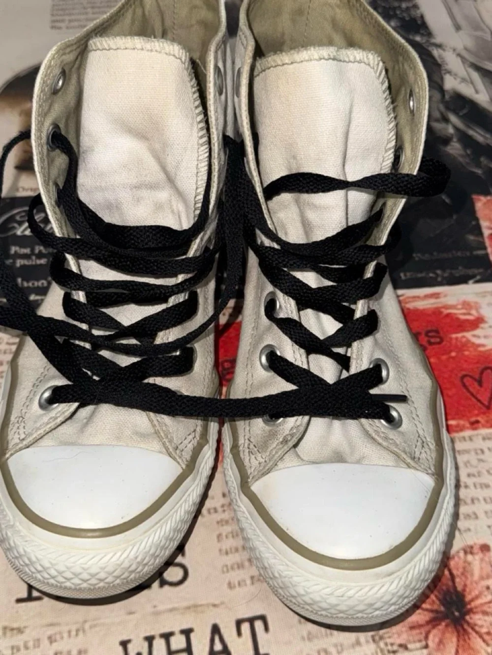 Converse Chuck Taylor All Star Skull High Top Sneakers | White Black